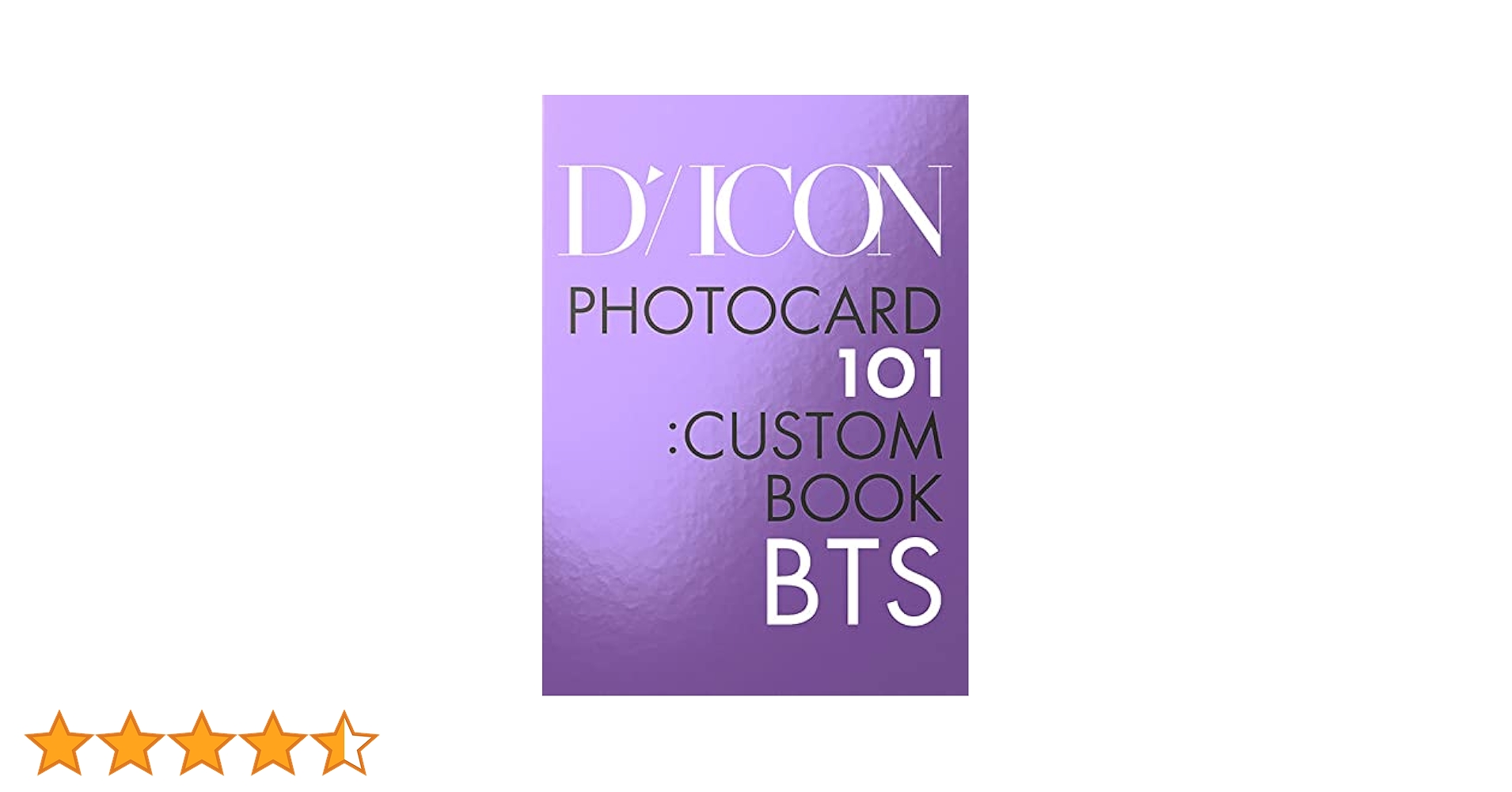 Amazon.co.jp: BTS DICON PHOTOCARD101カスタムブックバインダー